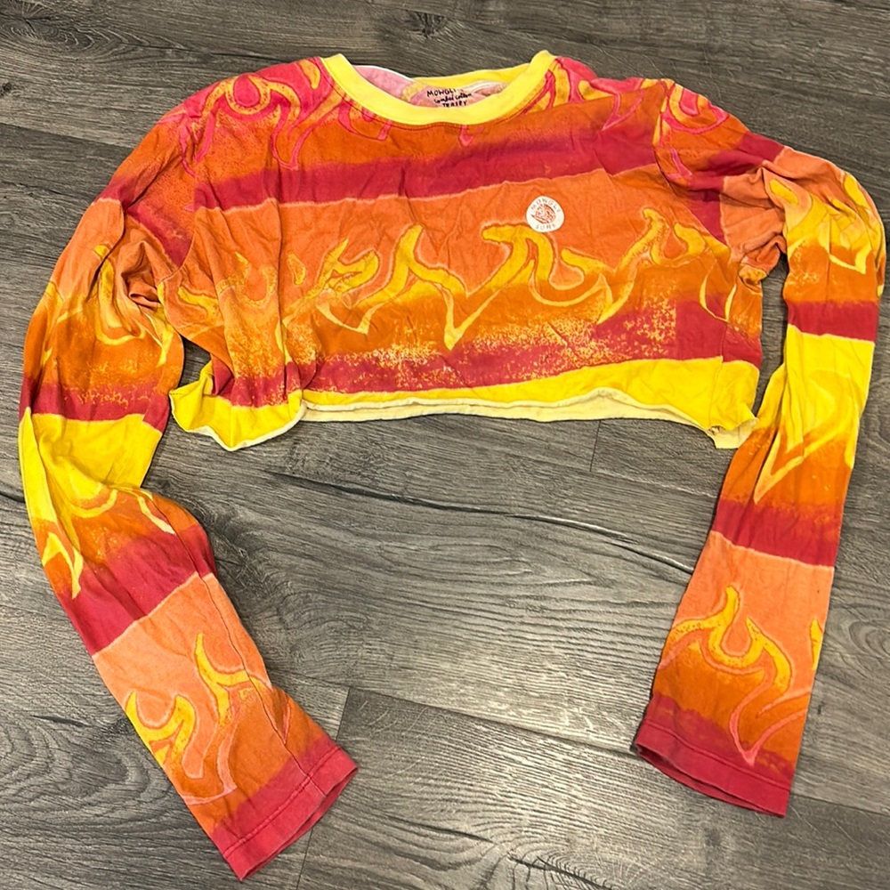 RARE M Cropped Flame long sleeve - Mowgli Surf